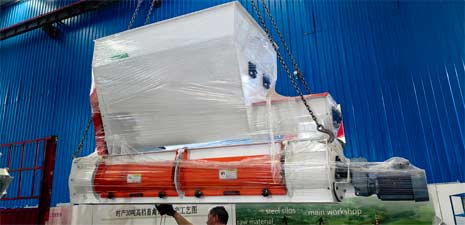 強福機械35型飼料顆粒生產設備發(fā)往廣東